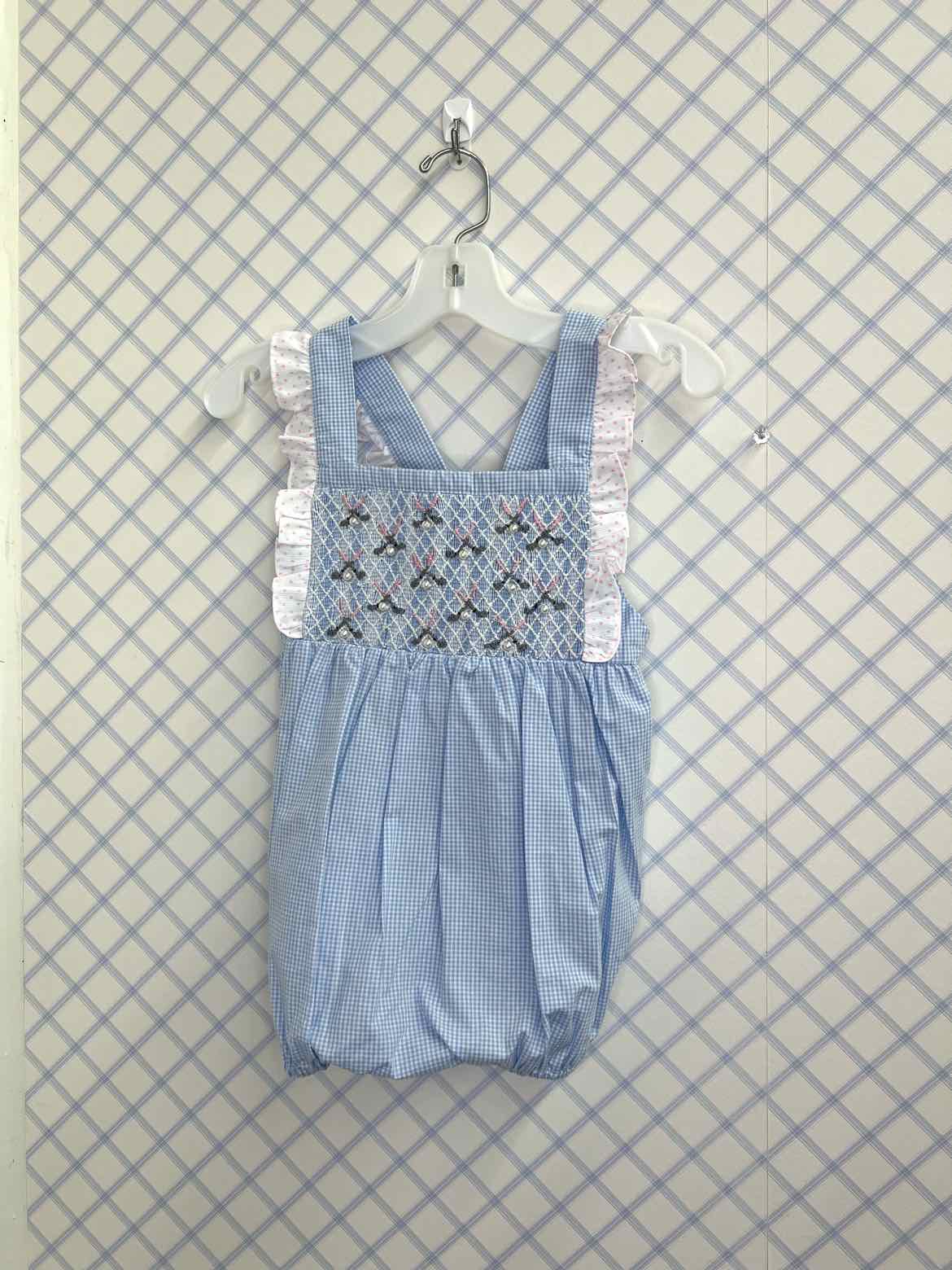 Boutique-Smock Child Size 3T Girls Bubble