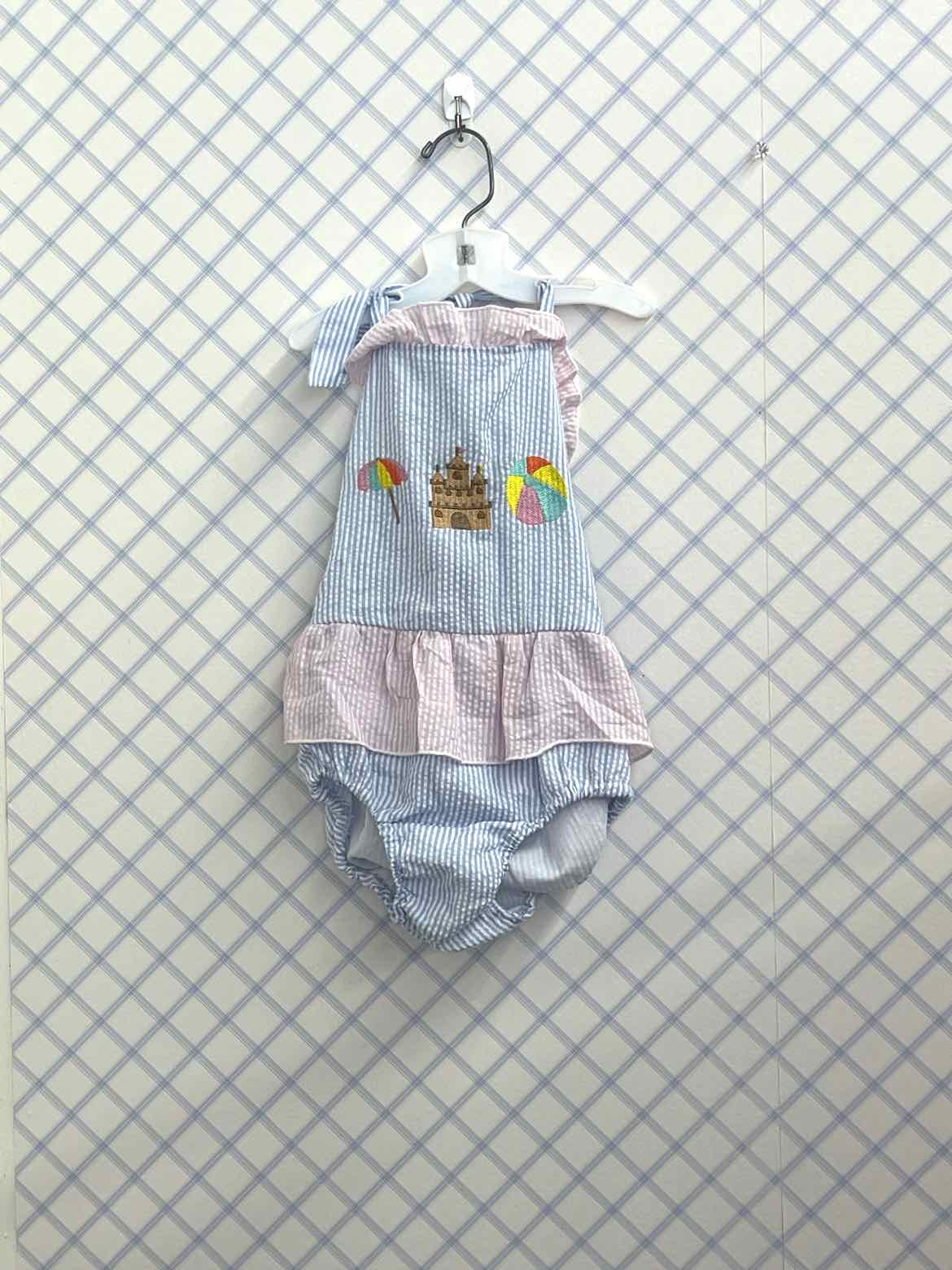 Boutique-Applique Child Size 5/6 Swimwear