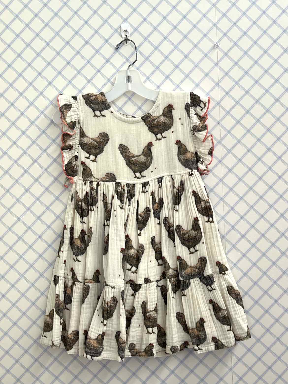 Pink Chicken Child Size 5 Girls Dresses