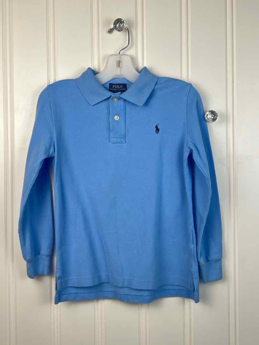 Polo Child Size 6 Long Sleeve