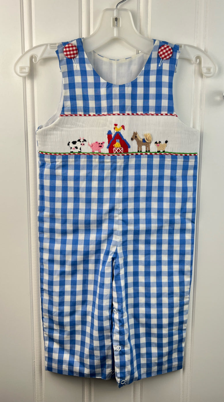 Shrimp & Grits Child Size 12 Months Longalls