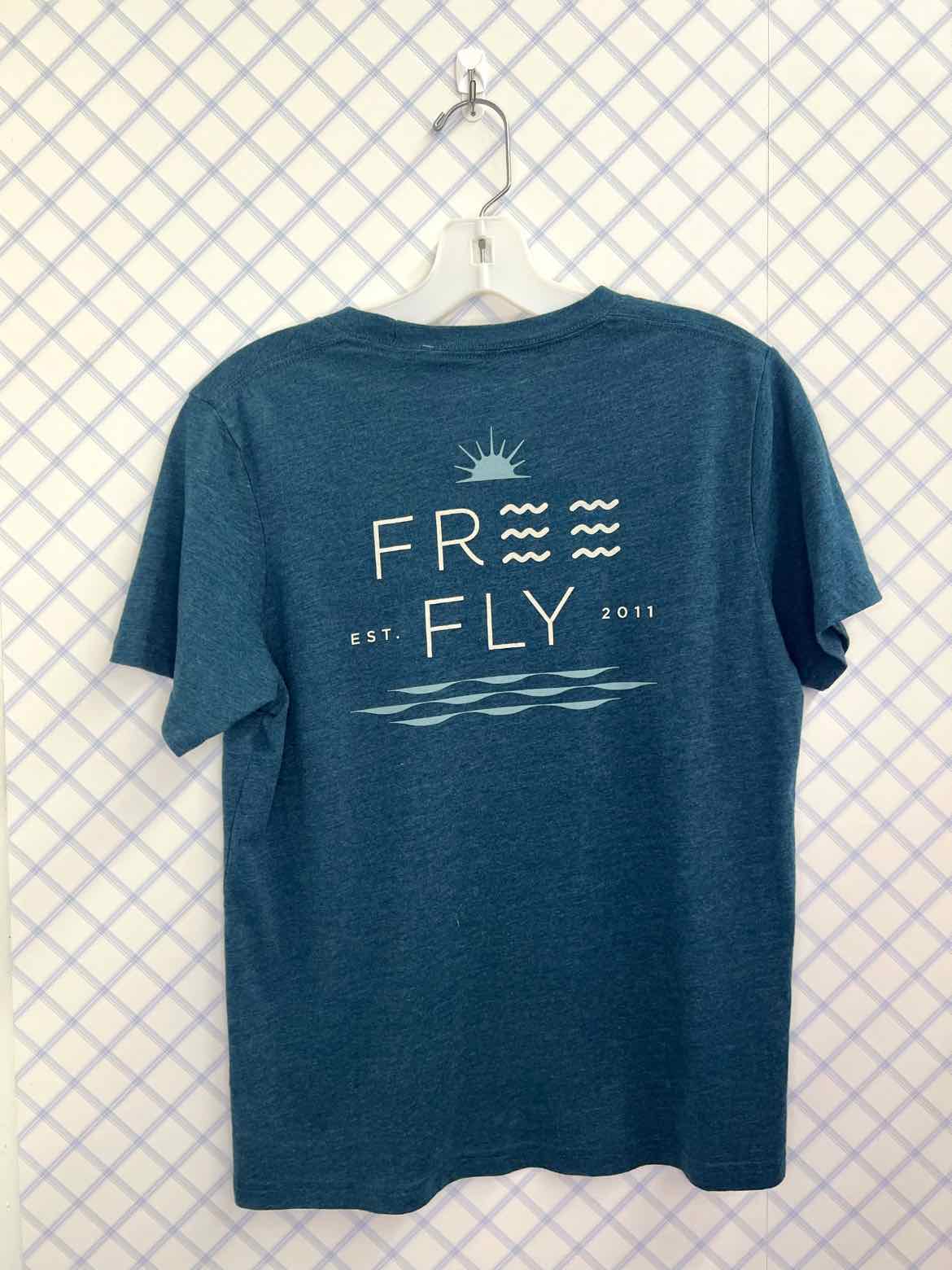 Free Fly Child Size L Short Sleeve