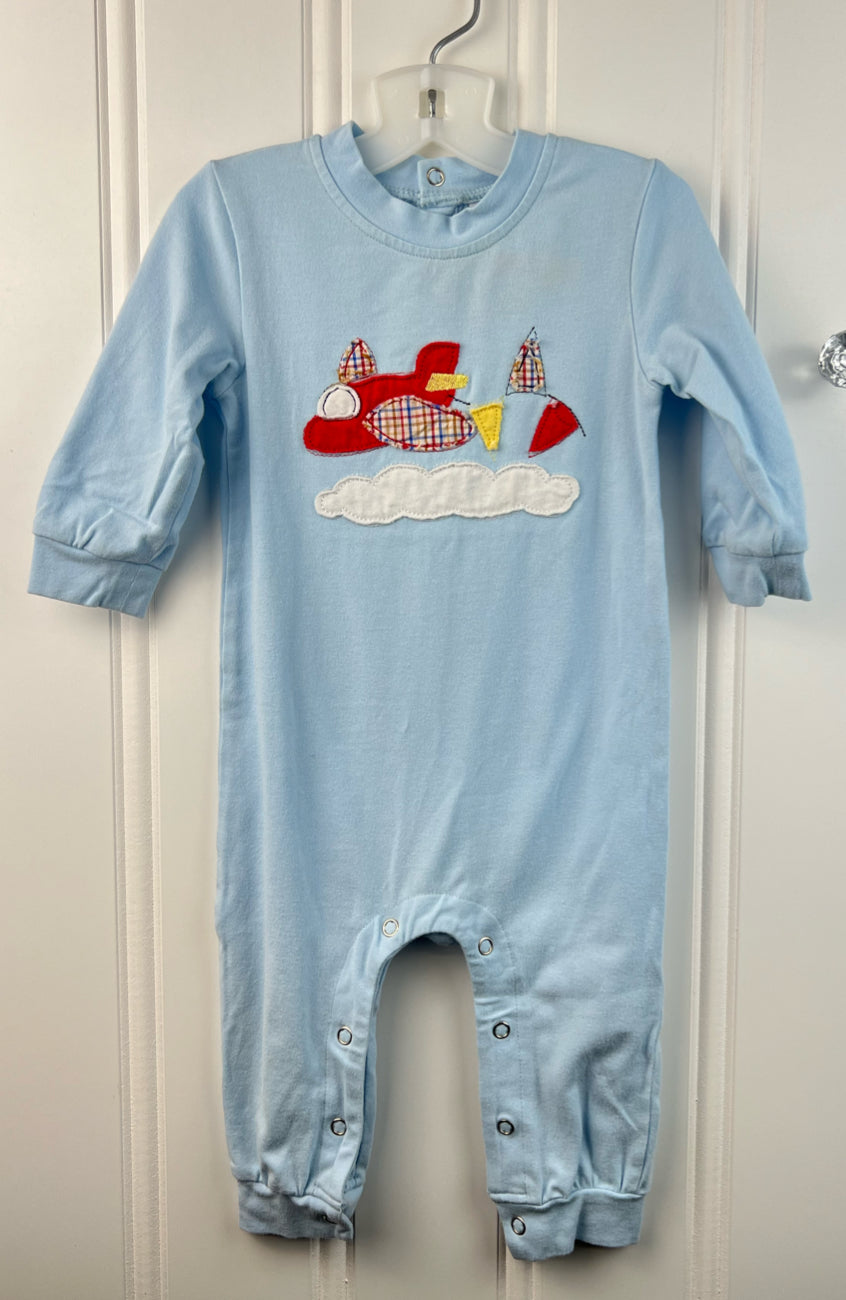 Stitchy Fish Child Size 9 Months Rompers