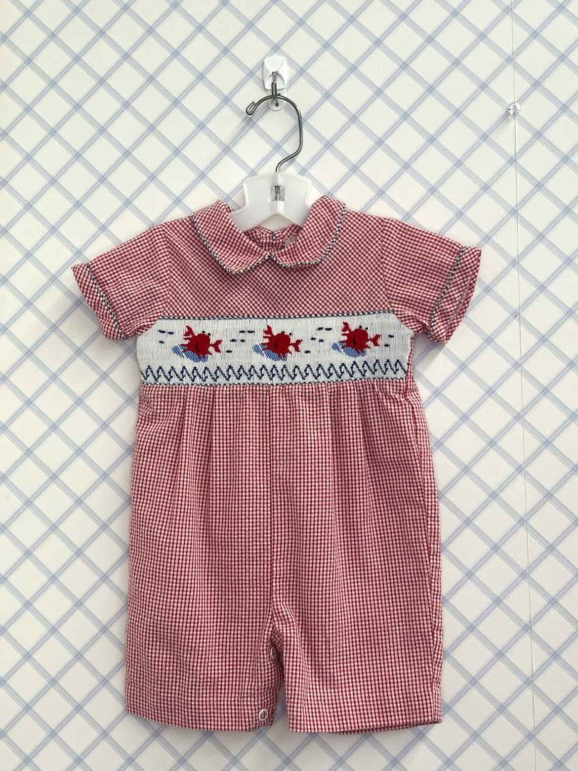 Boutique-Smock Child Size 3 Months Jon Jons