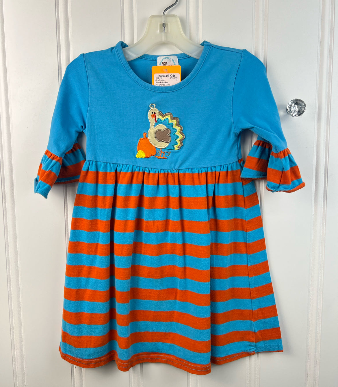 Smock Monkey Child Size 2T Girls Dresses