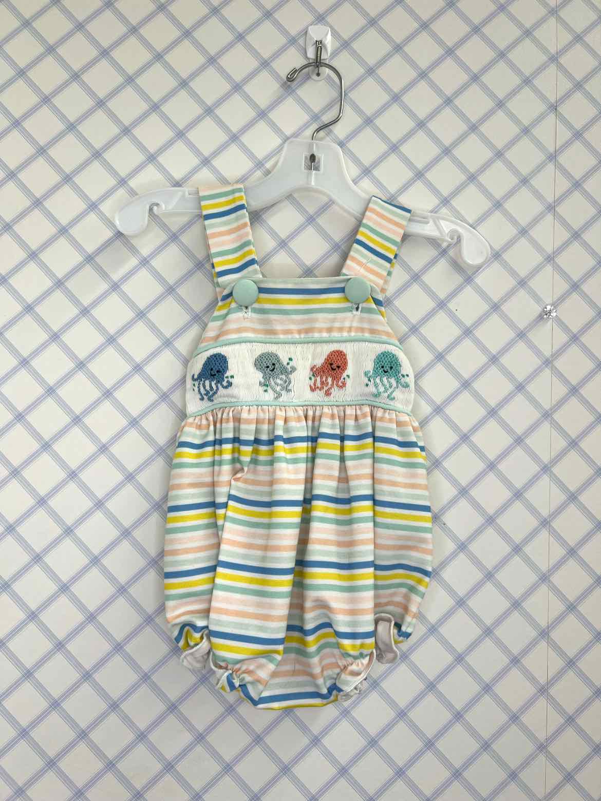Boutique-Smock Child Size 3 Months Girls Bubble