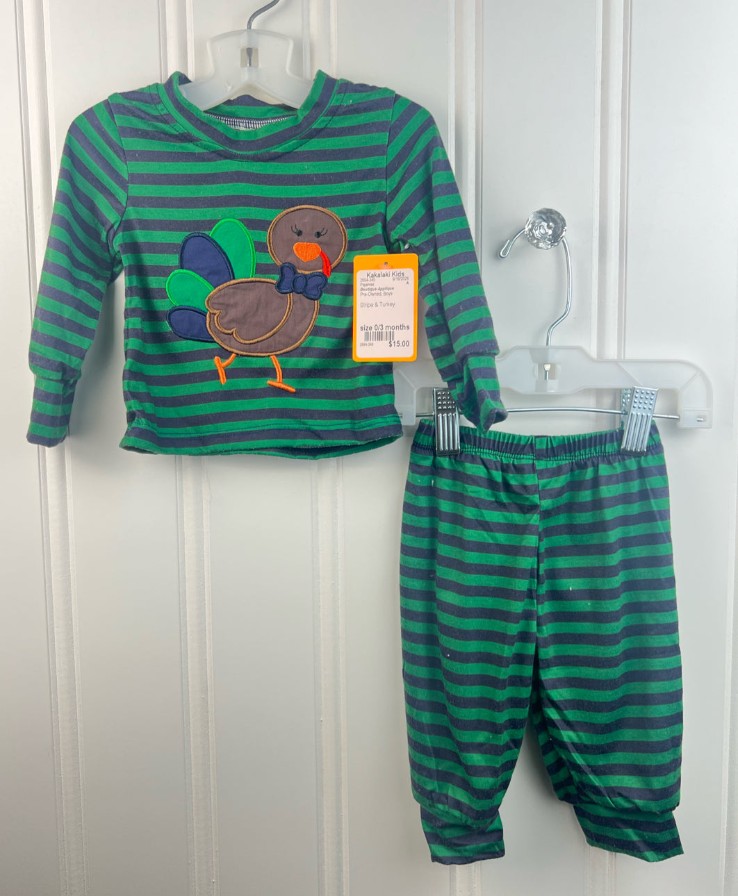 Boutique-Applique Child Size 0/3 months Pajamas