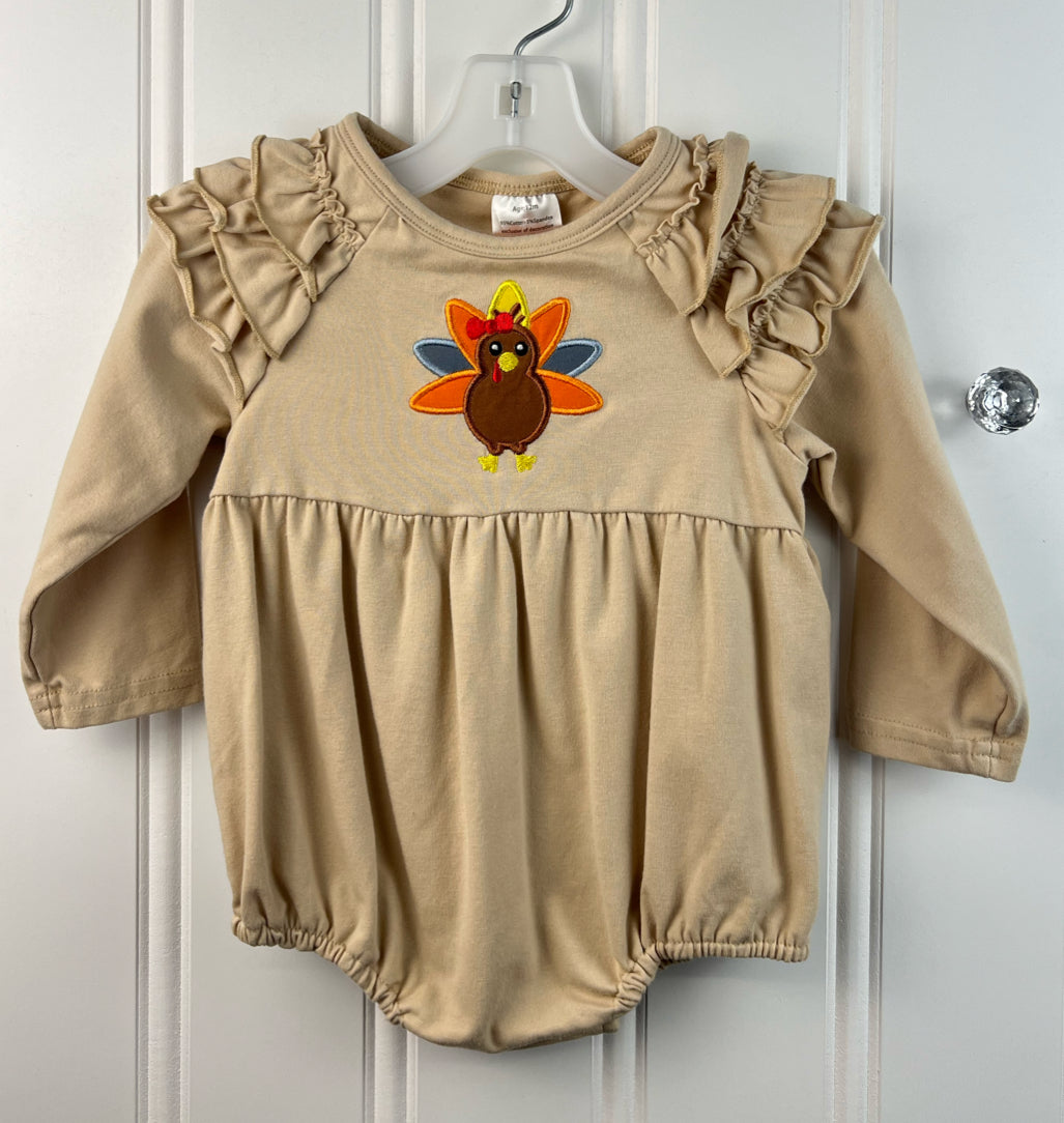 Boutique-Applique Child Size 12 Months Girls Bubble