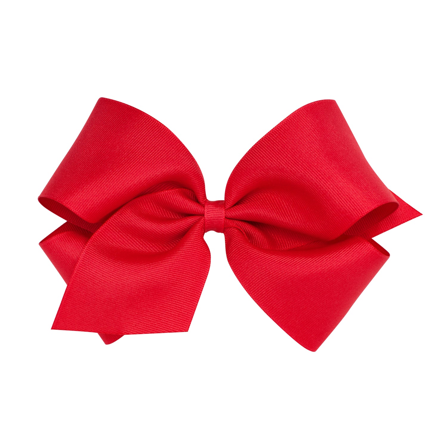 Wee Ones Bow Size King Grosgrain WHT  White Bows