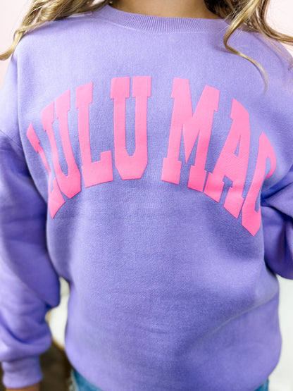 Lulu Mac Purple/Pink Crewneck
