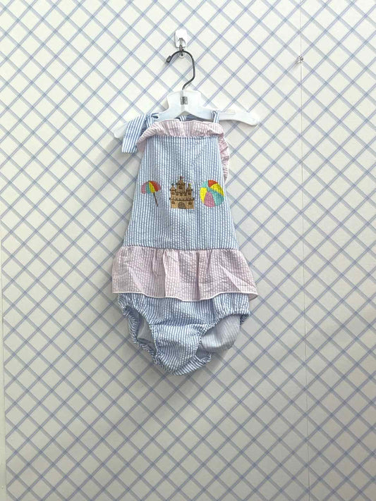 Boutique-Applique Child Size 5/6 Swimwear