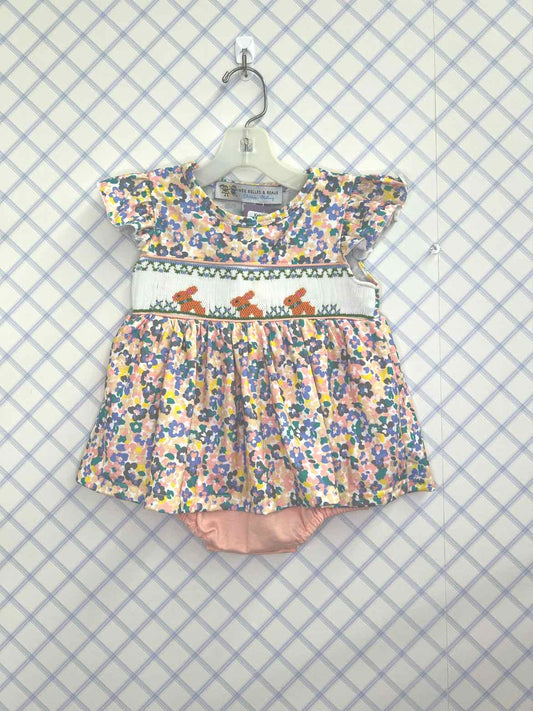 Boutique-Smock Child Size 12/18 months Girls Bubble