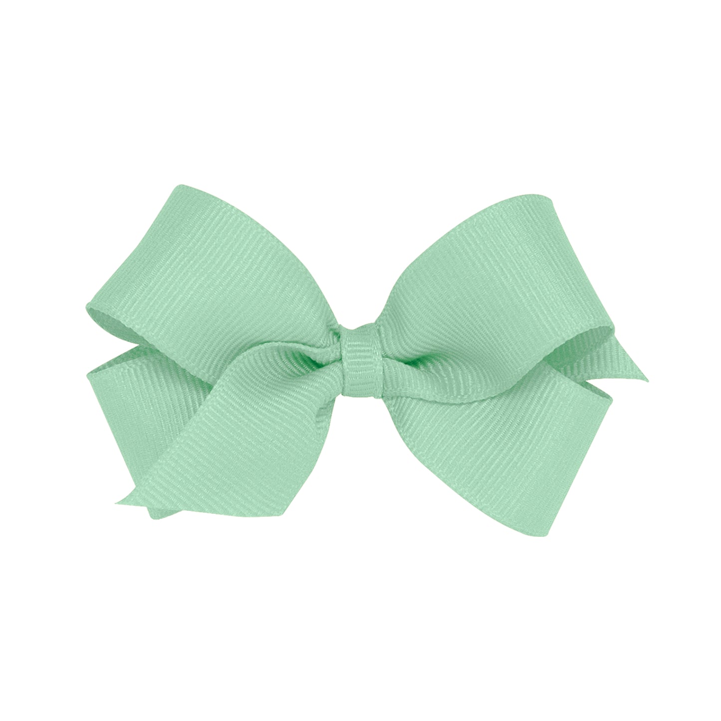 Wee Ones Bow Size Mini Grosgrain WHT  White Bows