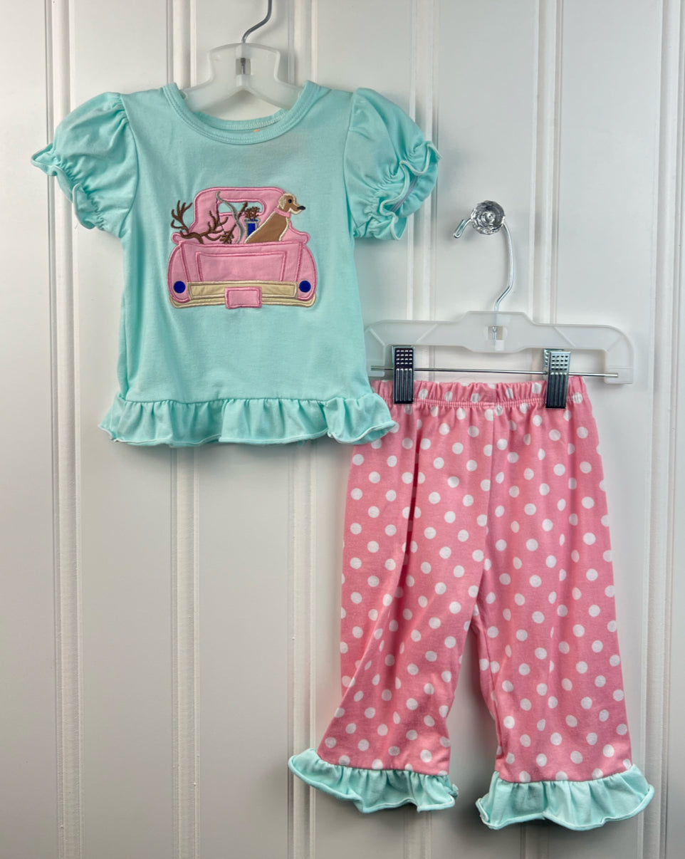 Boutique-Applique Child Size 3/6 months Outfits