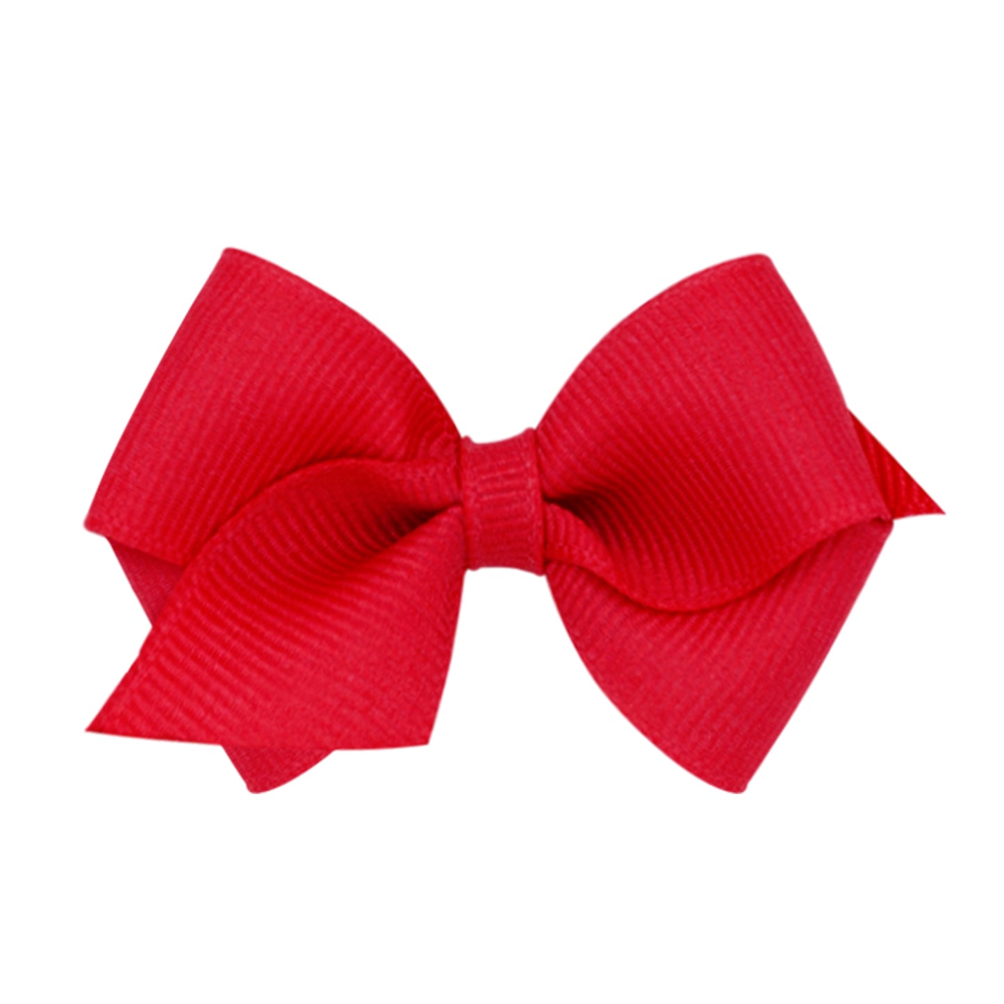 Wee Ones Bow Size Wee Grosgrain WHT  White Bows