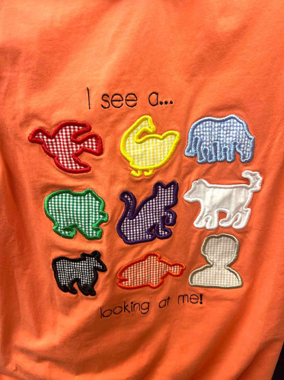 Boutique-Applique Child Size 6 Short Sleeve