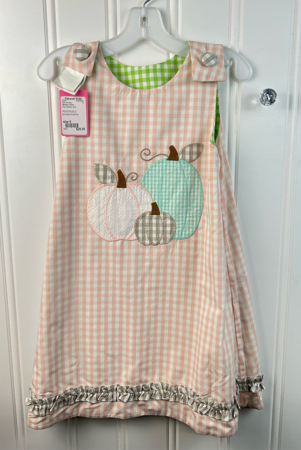 Shrimp & Grits Child Size 6 Girls Dresses
