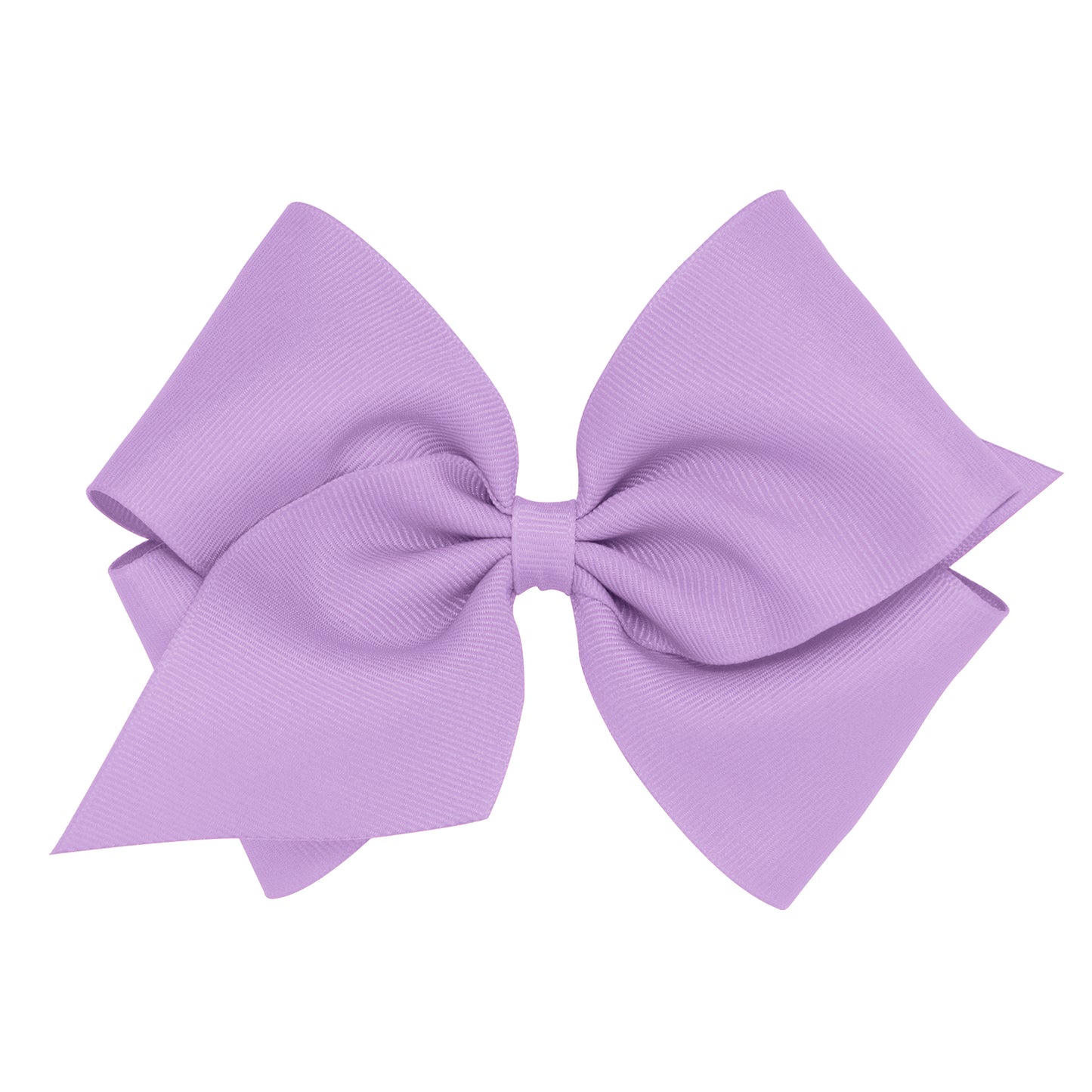 Wee Ones Bow Size Mini King Grosgrain WHT  White Bows