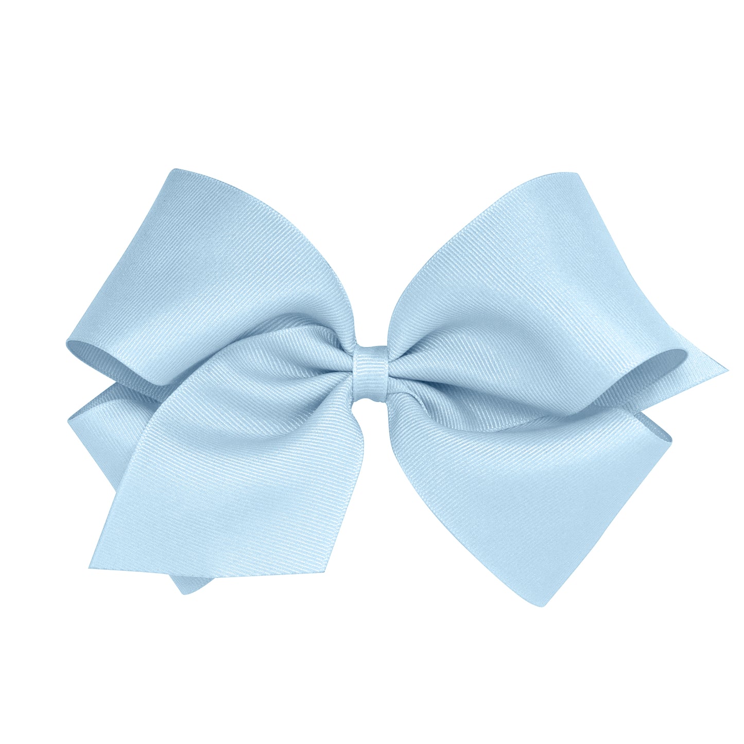 Wee Ones Bow Size King Grosgrain WHT  White Bows