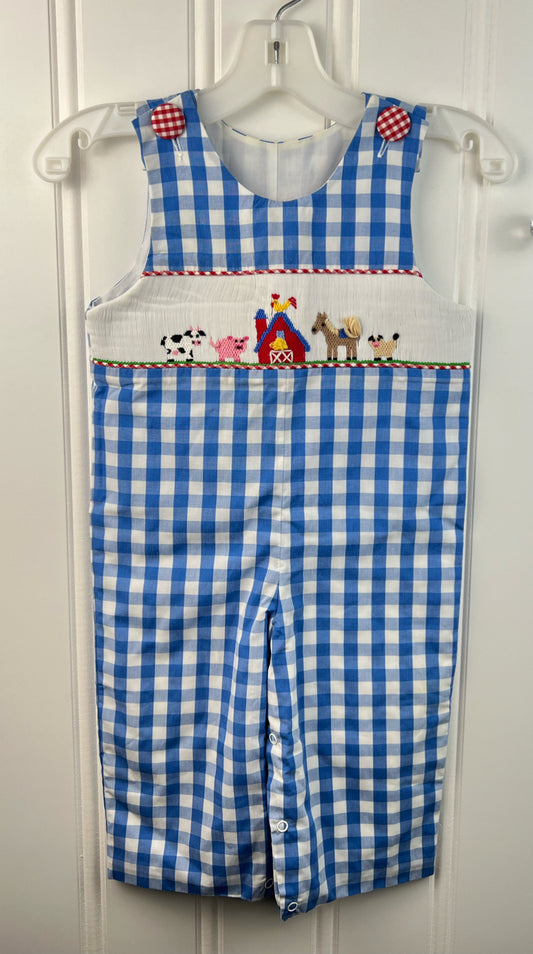 Shrimp & Grits Child Size 12 Months Longalls
