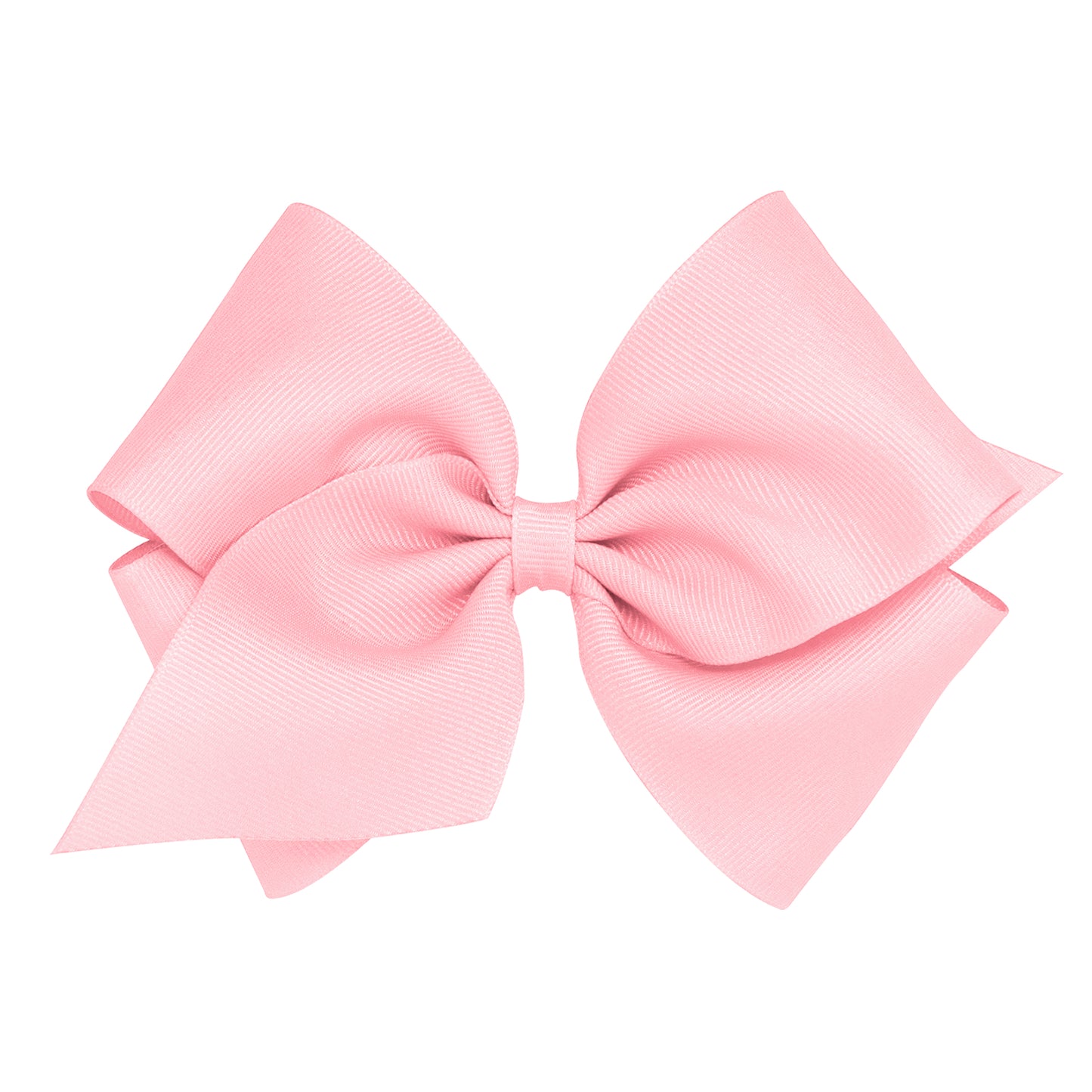 Wee Ones Bow Size Mini King Grosgrain WHT  White Bows