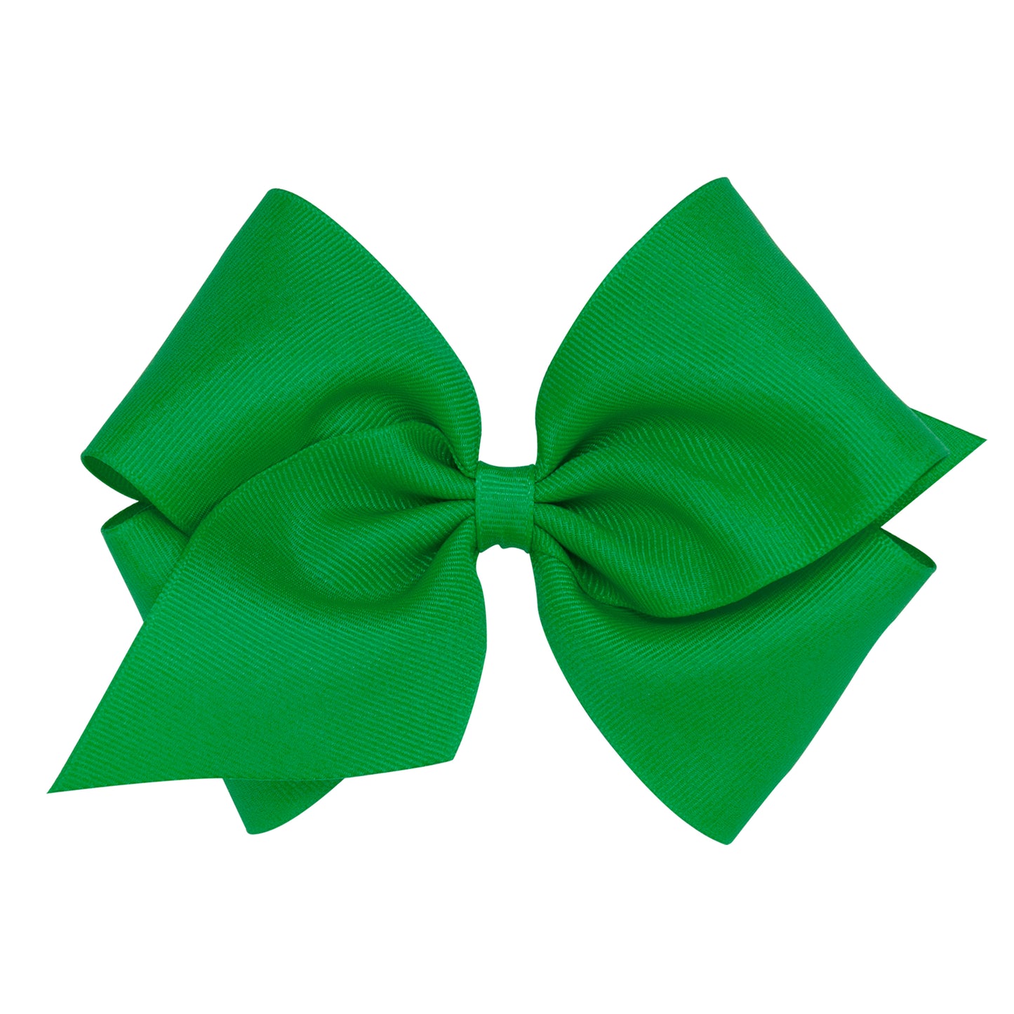 Wee Ones Bow Size Mini King Grosgrain WHT  White Bows