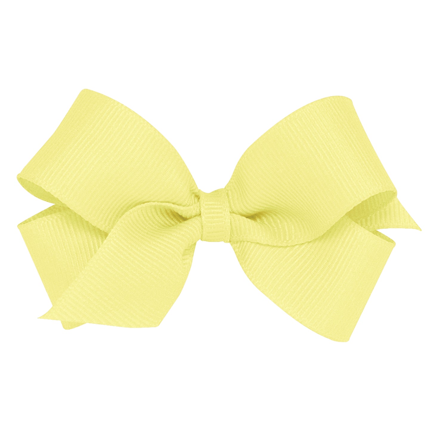 Wee Ones Bow Size Mini Grosgrain WHT  White Bows