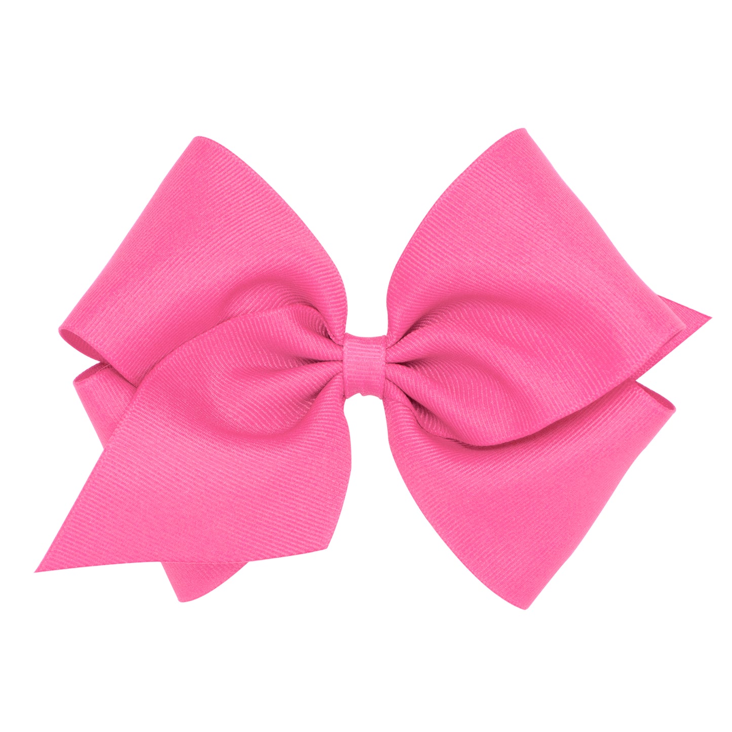 Wee Ones Bow Size Mini King Grosgrain WHT  White Bows