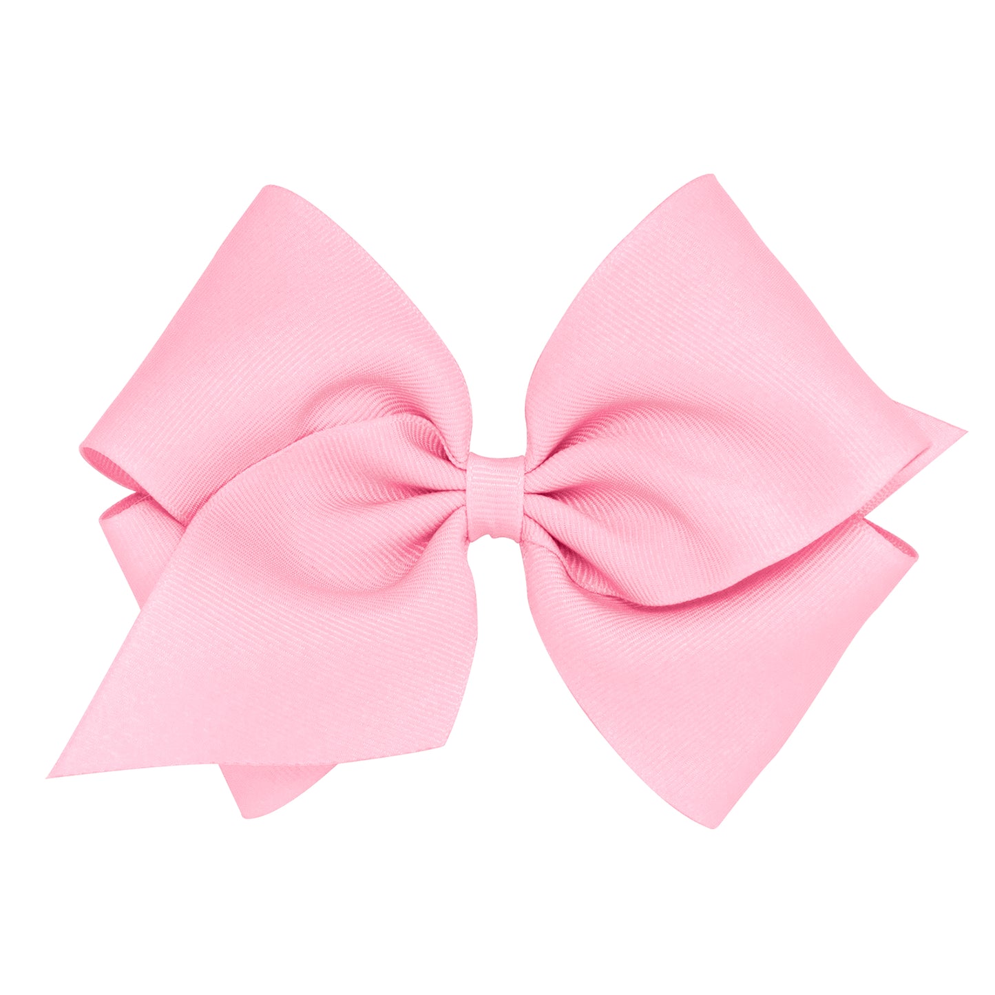 Wee Ones Bow Size Mini King Grosgrain WHT  White Bows