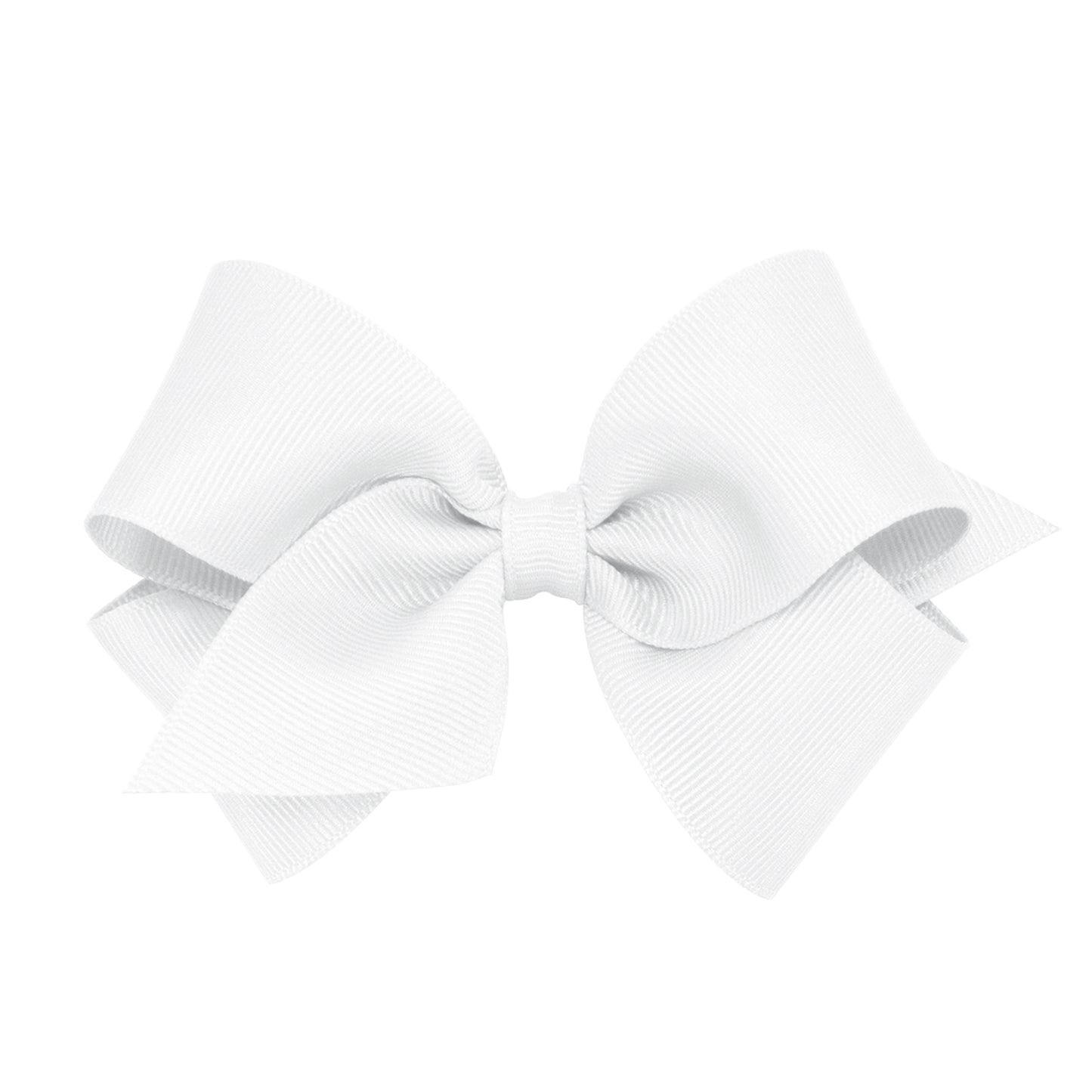 Wee Ones Bow Size Small Grosgrain WHT  White Bows