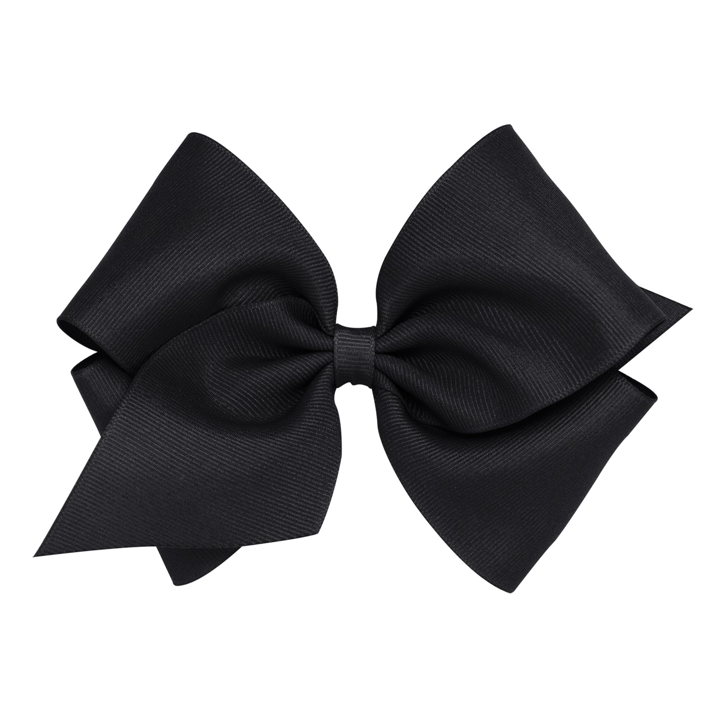 Wee Ones Bow Size Mini King Grosgrain WHT  White Bows