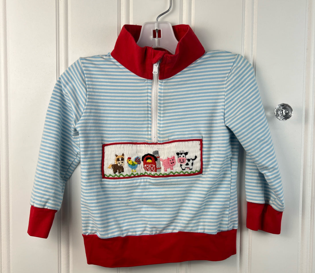 Boutique-Smock Child Size 24 Months Long Sleeve