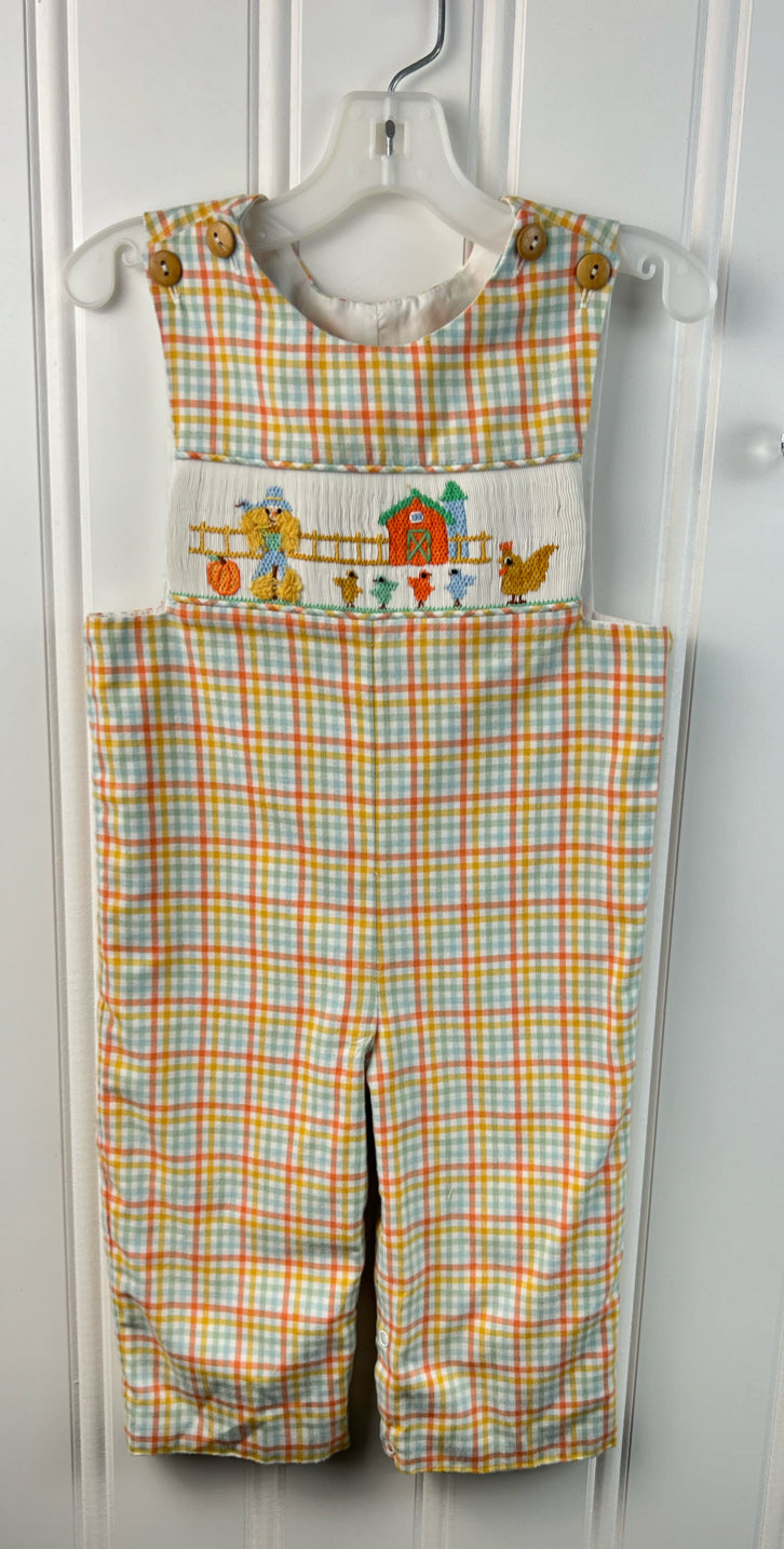 Shrimp & Grits Child Size 18 Months Longalls