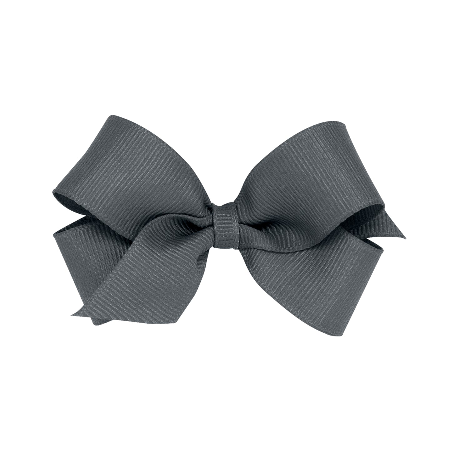 Wee Ones Bow Size Mini King Grosgrain WHT  White Bows