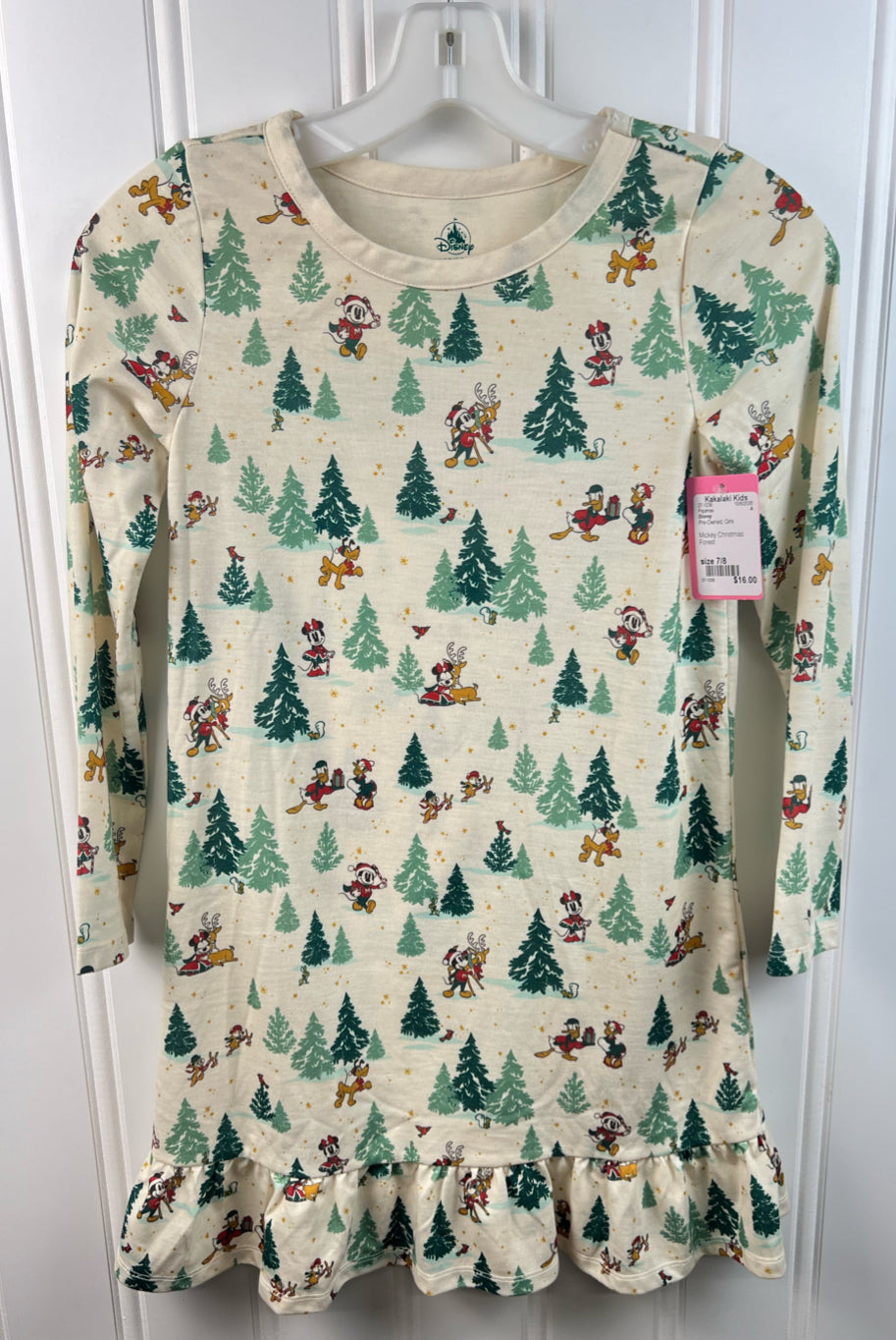 Disney Child Size 7/8 Pajamas