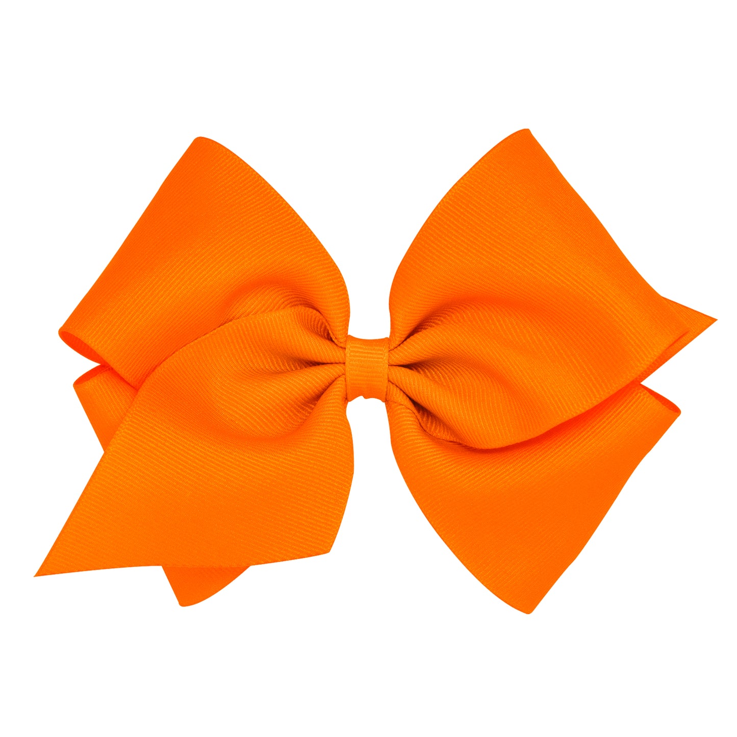 Wee Ones Bow Size Mini King Grosgrain WHT  White Bows