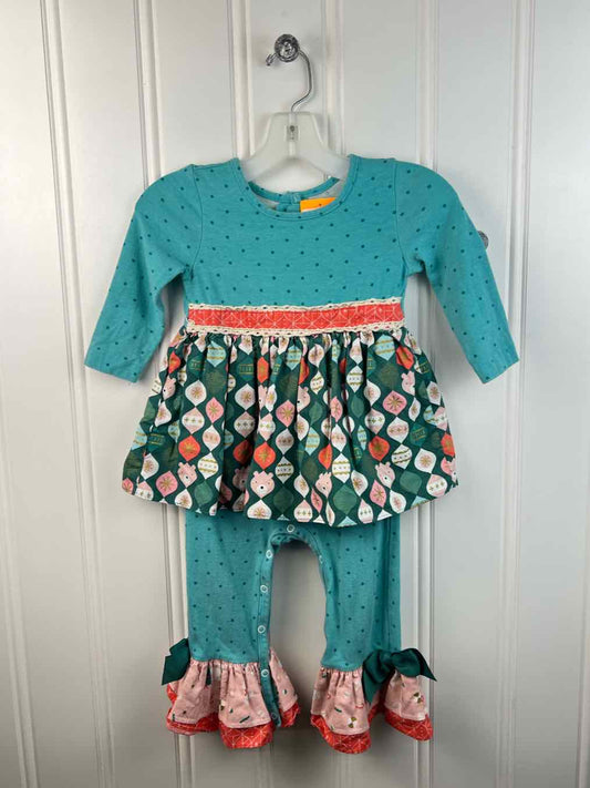 RicRac Ruffles Child Size 24 Months Rompers