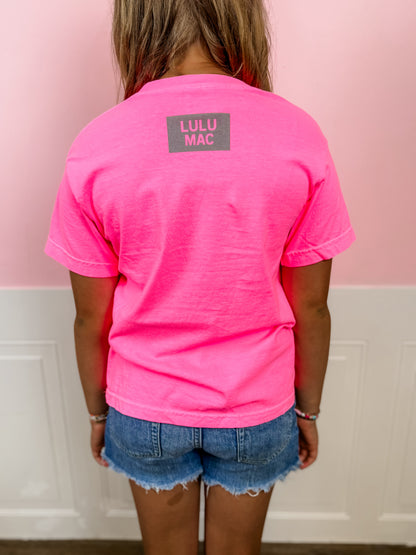 Lulu Mac Neon Camo tee
