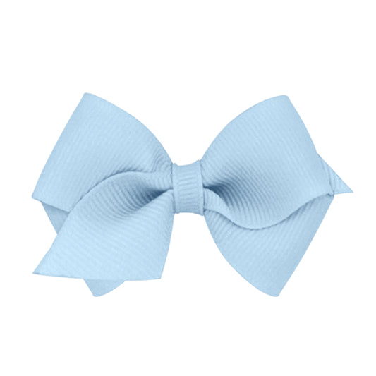 Wee Ones Bow Size Wee Grosgrain WHT  White Bows