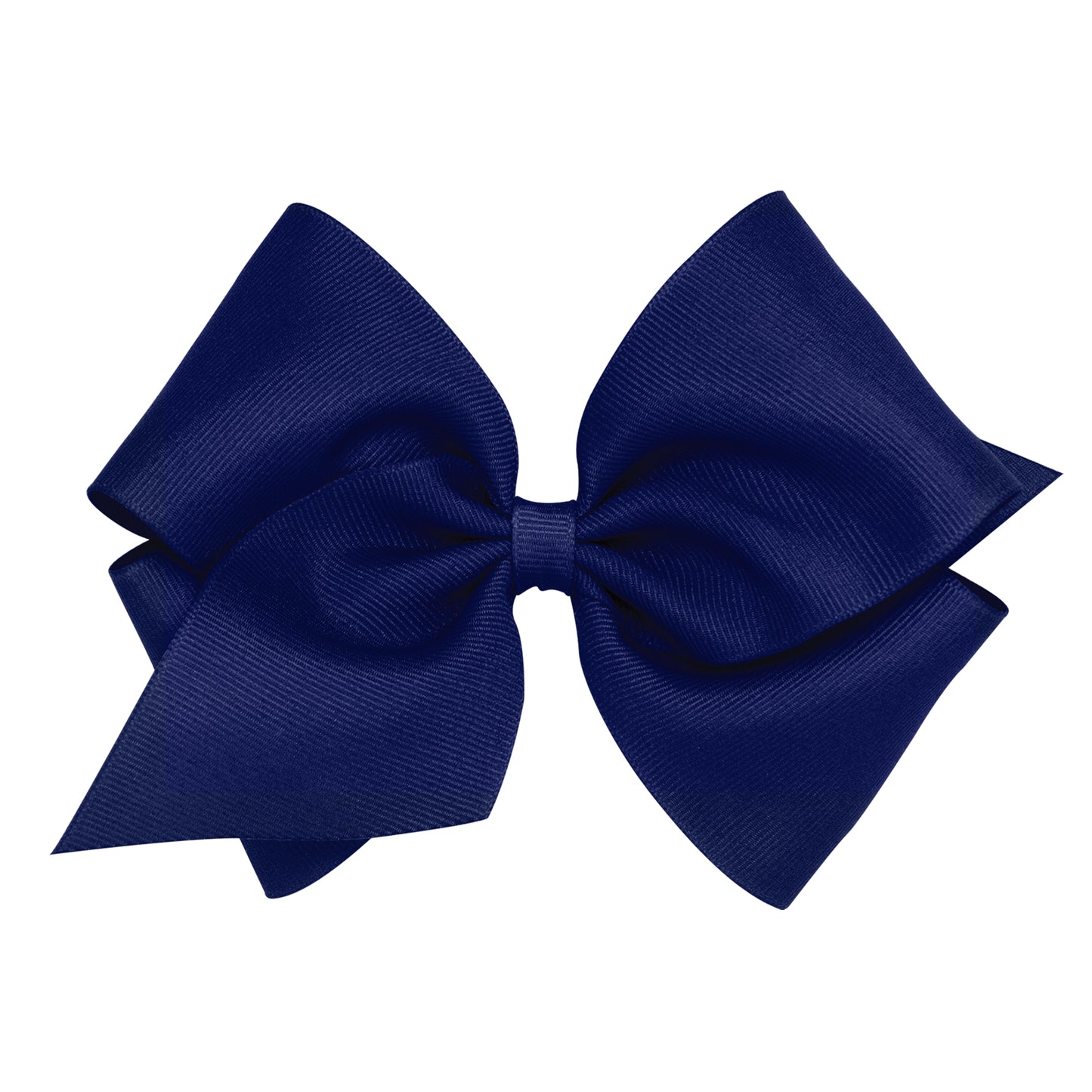 Wee Ones Bow Size Mini King Grosgrain WHT  White Bows