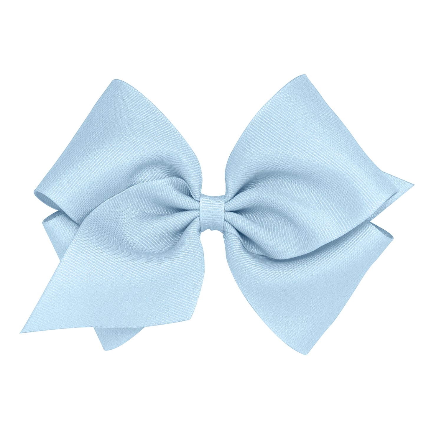 Wee Ones Bow Size Mini King Grosgrain WHT  White Bows