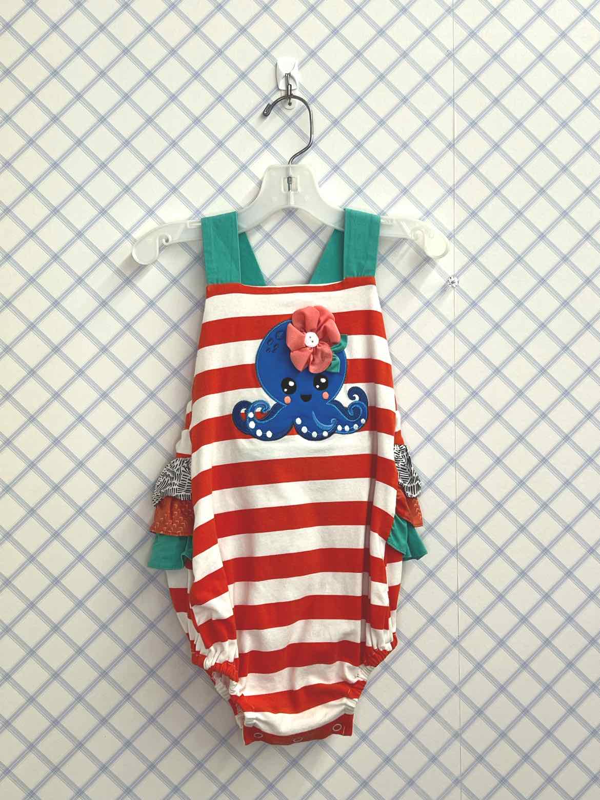 RicRac Ruffles Child Size 2T Girls Bubble
