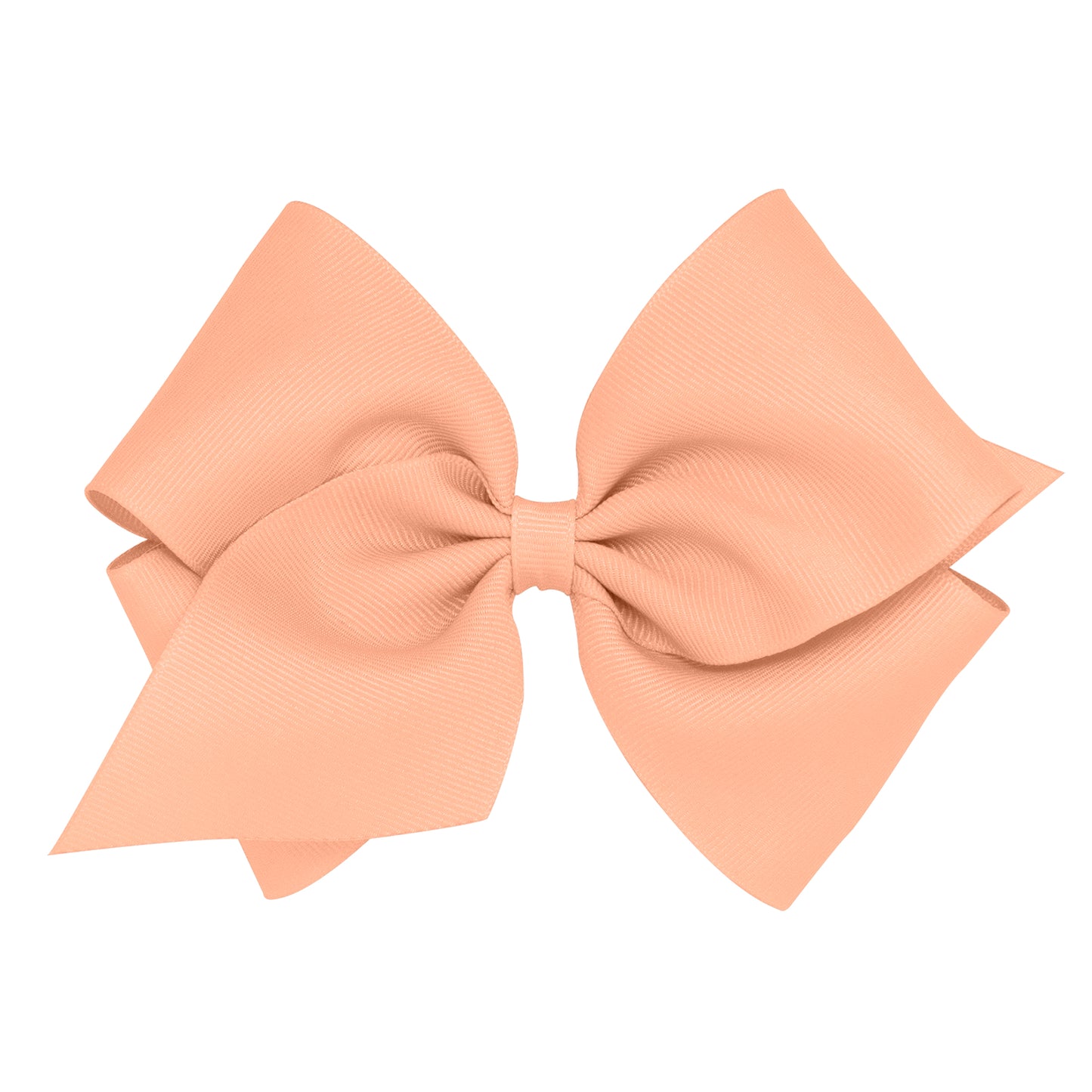 Wee Ones Bow Size Mini King Grosgrain WHT  White Bows