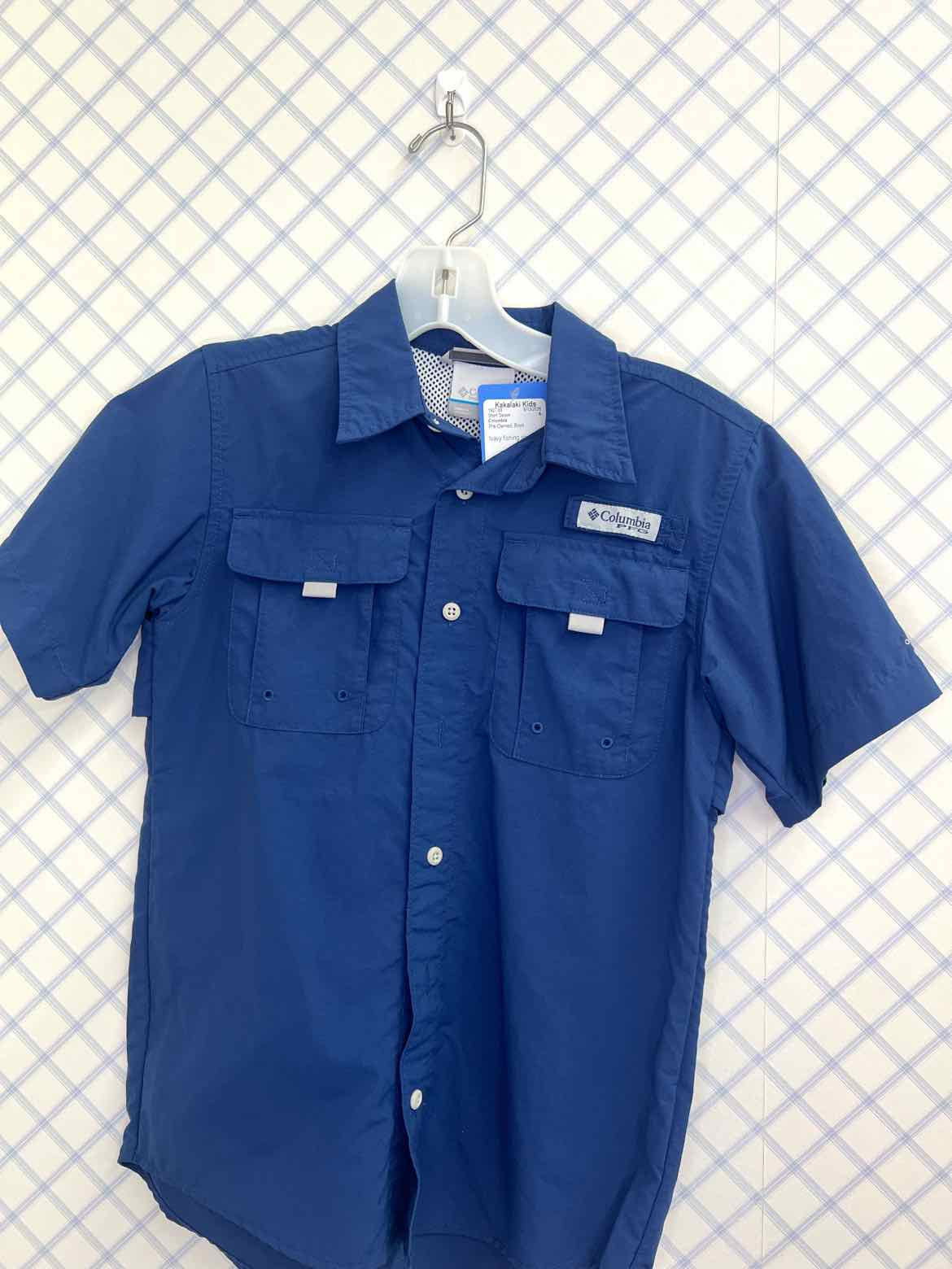 Columbia Child Size 10/12 Short Sleeve