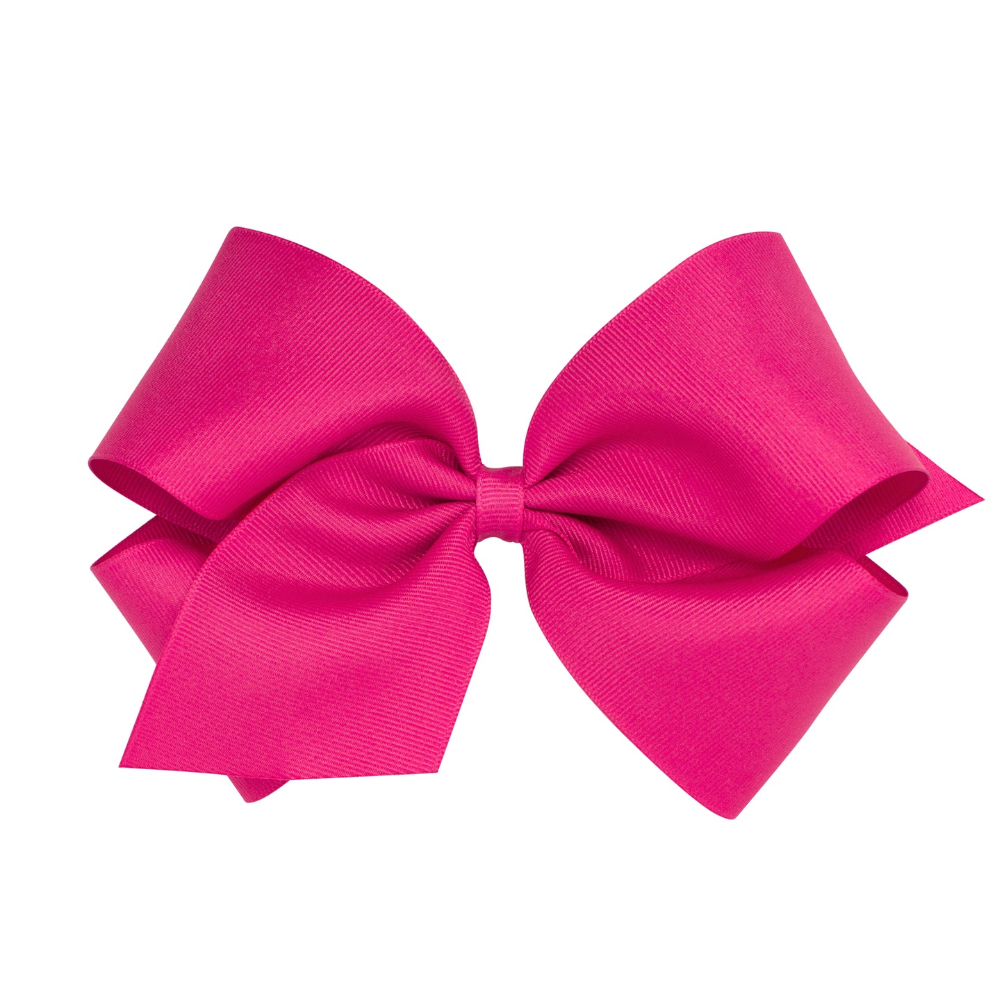 Wee Ones Bow Size King Grosgrain WHT  White Bows