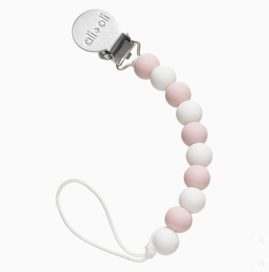 Ali + Oli Paci Clip Pink/White