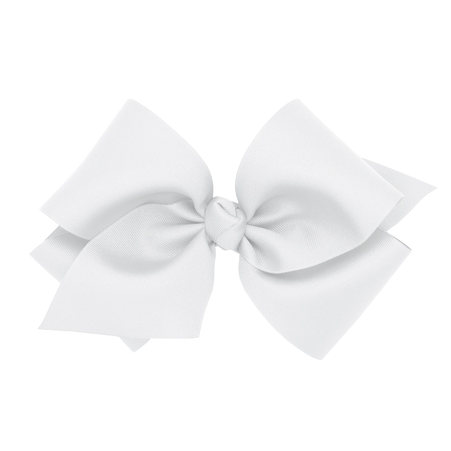 Wee Ones Bow Size Huge Grosgrain WHT  White Bows