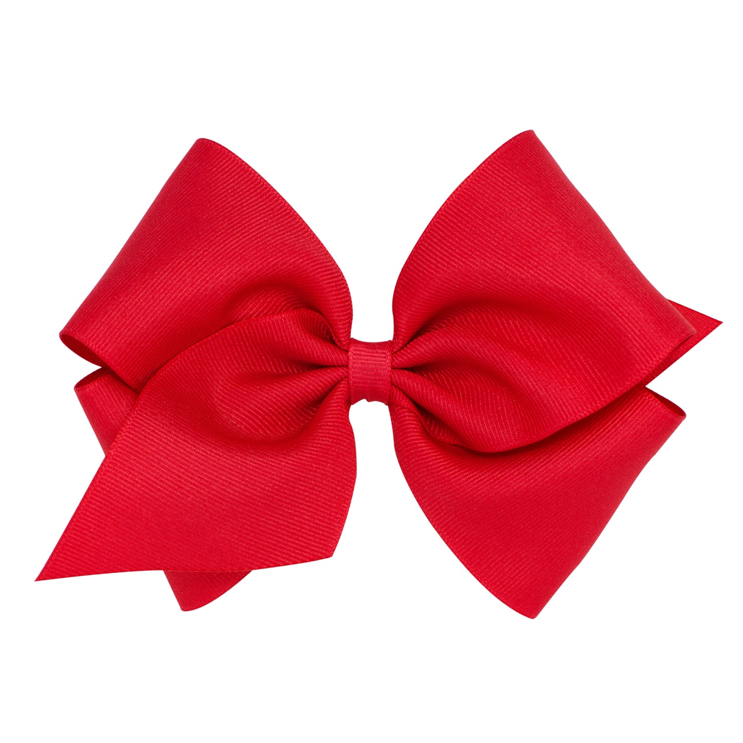 Wee Ones Bow Size Mini King Grosgrain WHT  White Bows