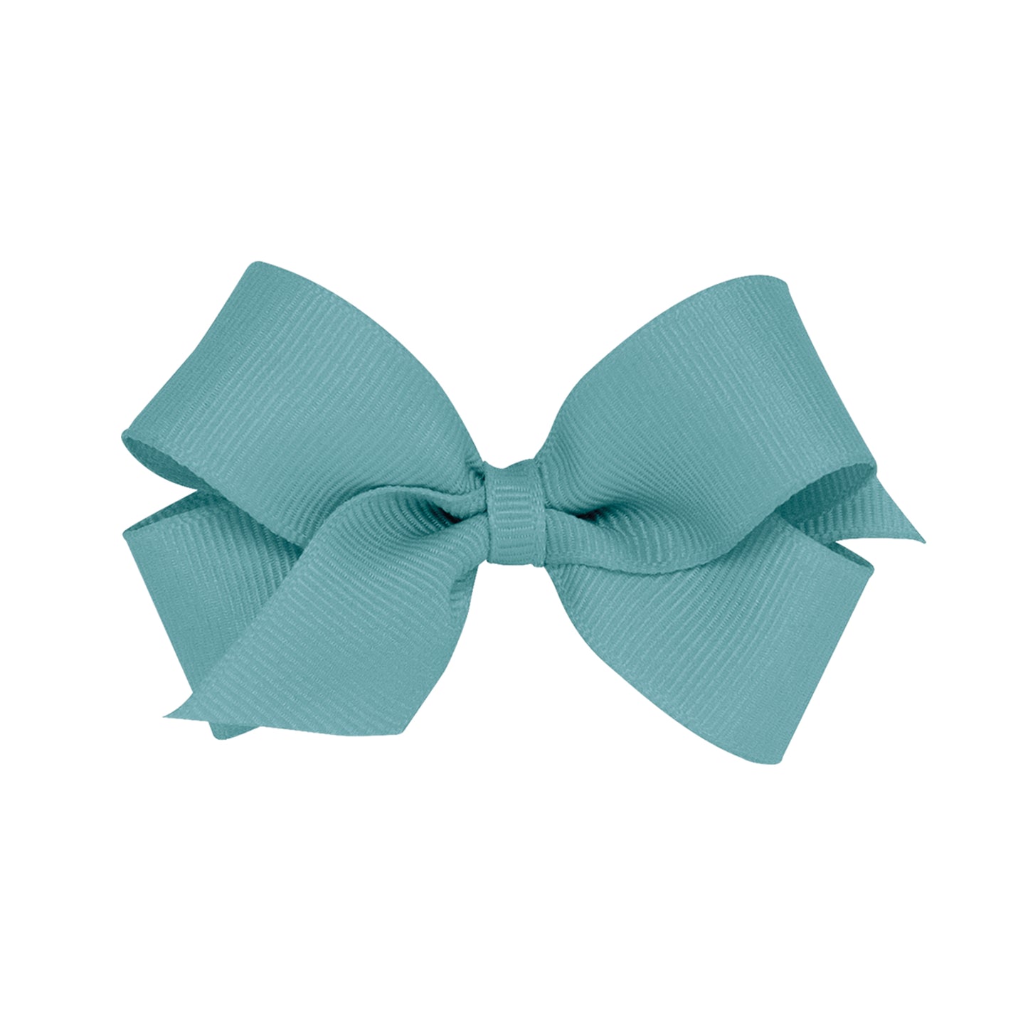 Wee Ones Bow Size Mini King Grosgrain WHT  White Bows