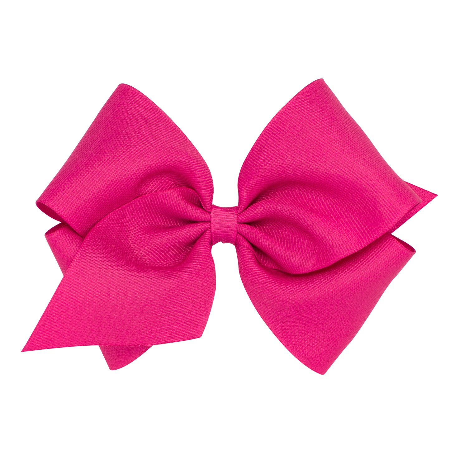 Wee Ones Bow Size Mini King Grosgrain WHT  White Bows